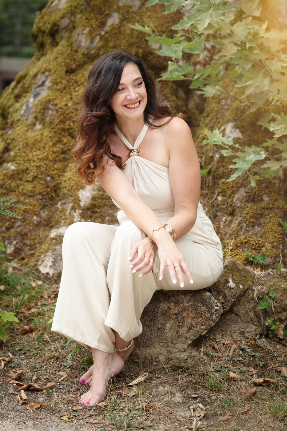 Charlotte Maturano souriante dans un cadre naturel près de Tarbes